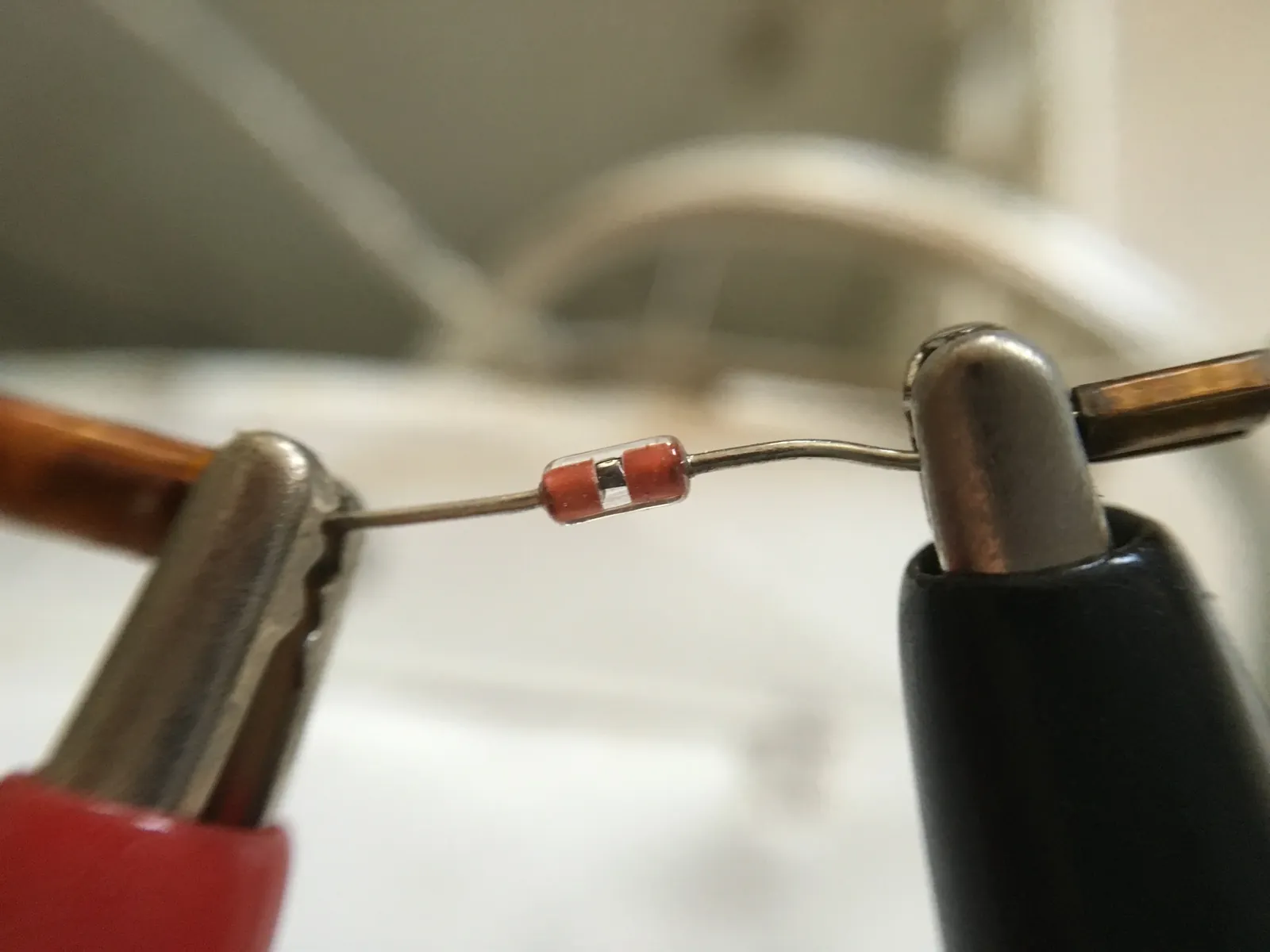 Thermistor, close-up